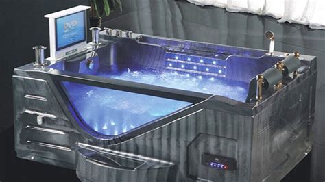 Black 2 Person Massage Sexy Tubs Double Whirlpool Bathtub With Tv Buy Whirlpool Bathtub With