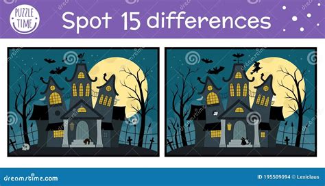 Halloween Spot The Difference Printable Printable Word Searches