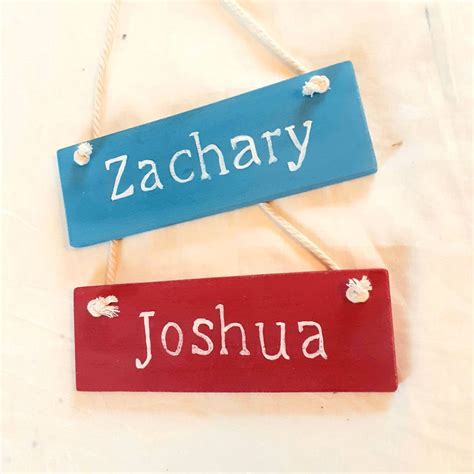 Girls Or Boys Bedroom Name Recycled Wood Sign Etsy