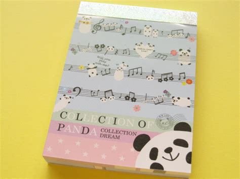 Kawaii Cute Mini Memo Pad Crux Collection Of Panda 28712 Kawaii