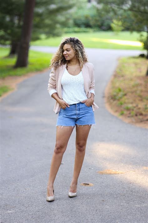6 Ways To Wear Your Denim Shorts This Summer My Chic Obsession Denim Fashion Short Outfits