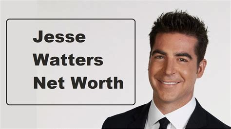 Jesse Watters Net Worth 2023 Salary Fox News Cars House