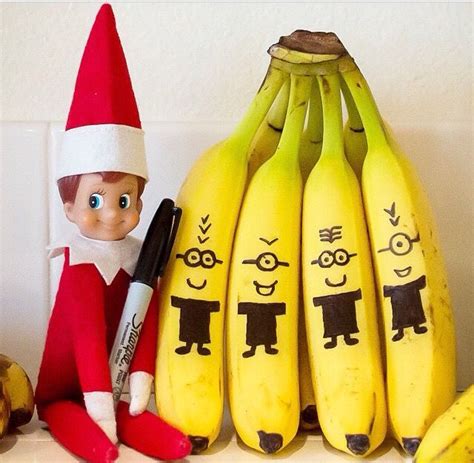 Minion Bananas Elf Elf On The Shelf Buddy The Elf