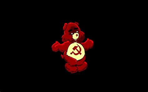 Communism Bears Black Background Wallpapers Hd Desktop And Mobile