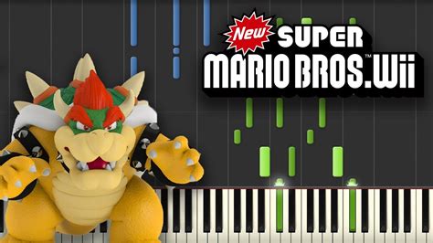 Castle Theme New Super Mario Bros Wii Piano Tutorial Synthesia