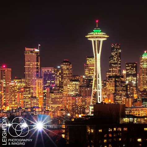 Downtown Seattle At Night Seattle Sights Seattle Seattle Events