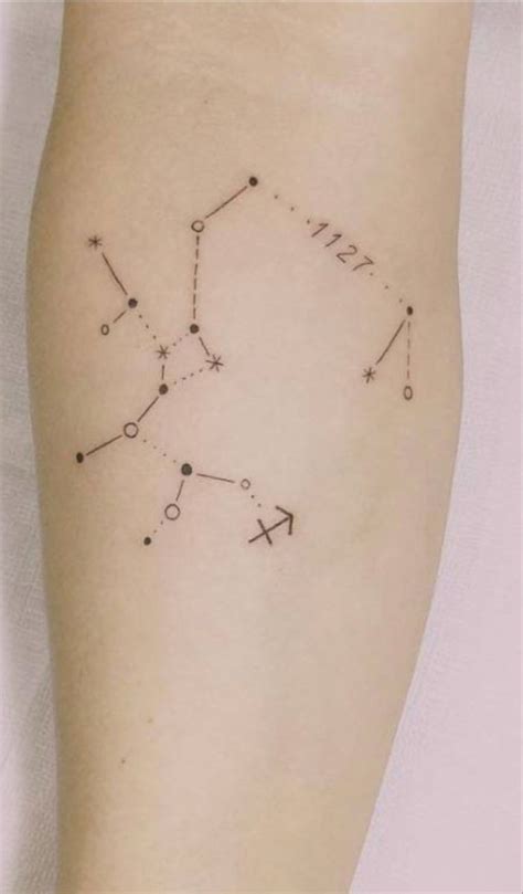 Sagittarius Constellation Tattoo Constellation Tattoos Sagittarius