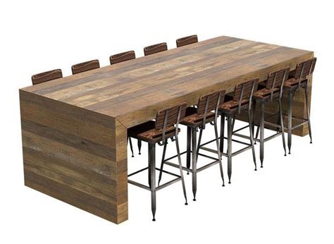 Communal Bar Table Handcrafted Available In Many Finishes