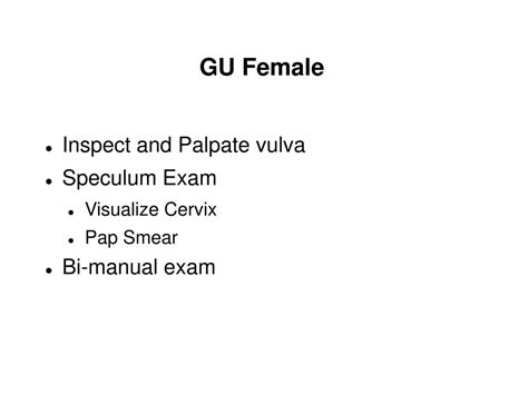 PPT GU Rectal Breast PowerPoint Presentation Free Download ID
