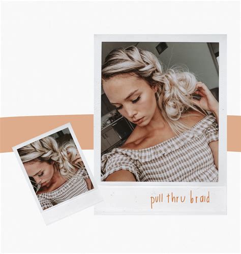 Pull Through French Braid And Messy Bun Tutorial Kirsten Zellers