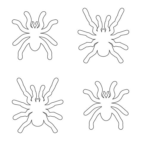 Cut Out Spider Template