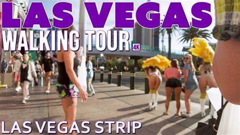 Las Vegas Strip Walking Tour 4921 400 Pm Youtube