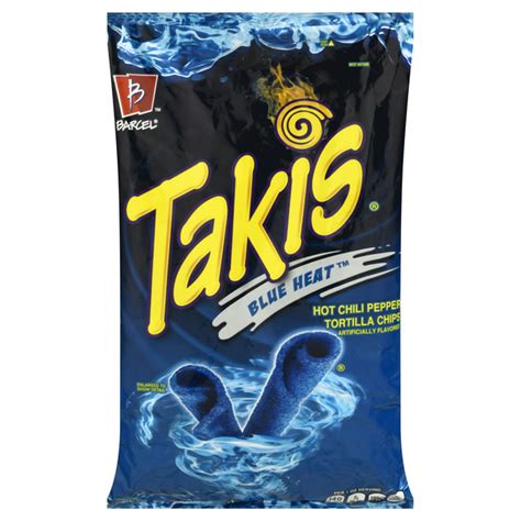 Save On Barcel Takis Hot Chili Pepper Tortilla Chips Blue Heat Order