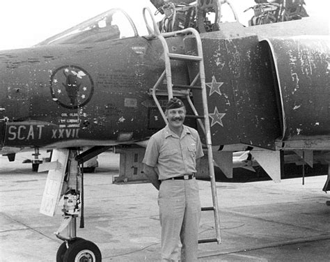 Col Robin Olds With His Mcdonnell Douglas F 4 Phantom Scat Xxvii U
