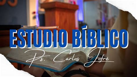 Estudio Biblico No Te Contamines Con El Mundo Por Pastor Carlos Jofre