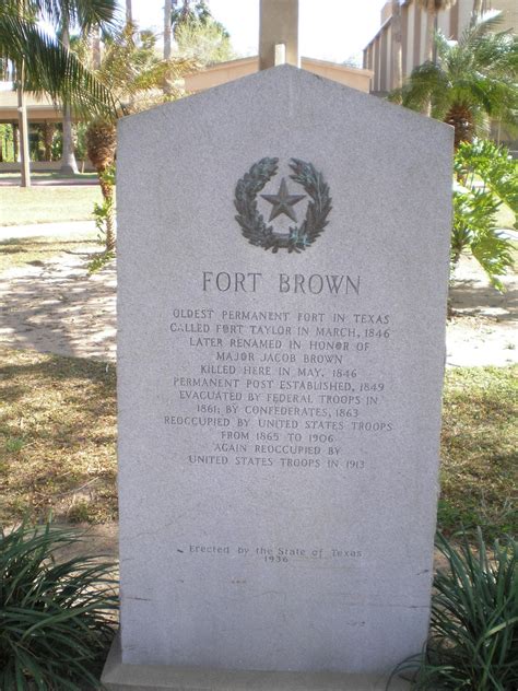 The Road Genealogist Fort Brown Brownsville Texas