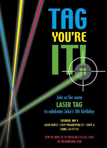 party invitations laser tag  mintedcom