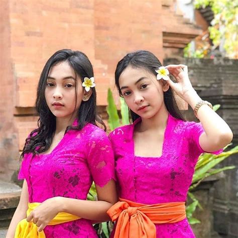 bali girls kebaya bali acara indonesian girls women girl casual style saree culture beauty