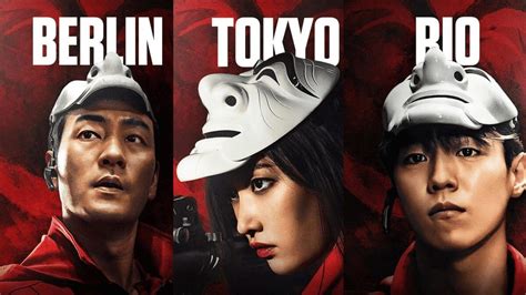 From Berlin To Oslo Character Posters For Money Heist Korea Revealed