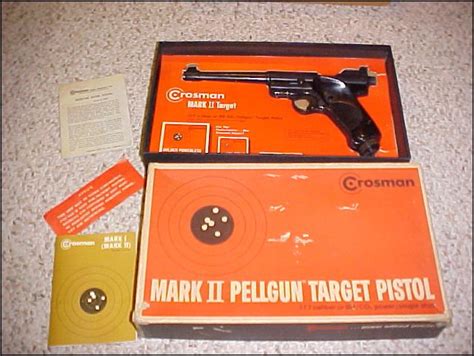 Crosman Mark Ii Pellgun Target Pistol 177 Wbox For Sale At Gunauction