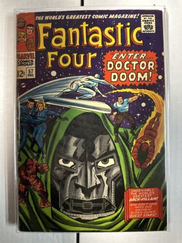 Fantastic Four 57 Mid Grade Doctor Doom Silver Surfer Iconic Kirby