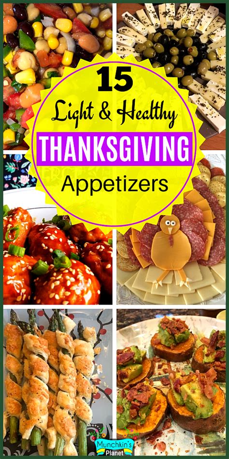 What are some desserts for thanksgiving? 15 Light & Healthy Thanksgiving Appetizers- #Appetizers # ...