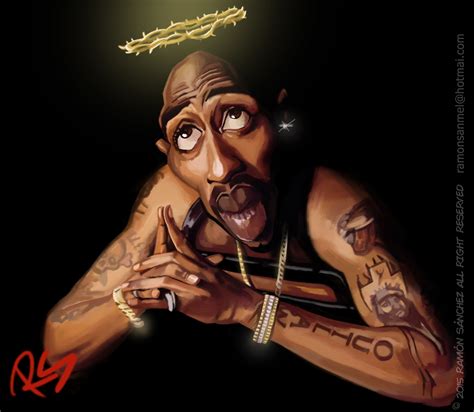 2pac Tupac Shakur Caricature Caricatura Art