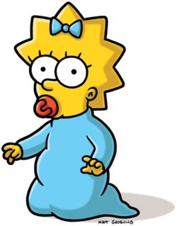 Collection Of Maggie Simpson Hd Png Pluspng