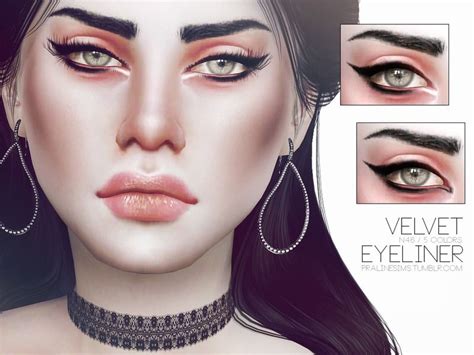 Eyeliner In 5 Colors Found In Tsr Category Sims 4 Female Eyeliner