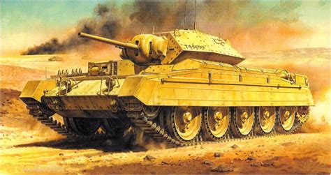 A15 Cruiser Tank Mkvi Crusader Mkiii Crusader Tank War Tank