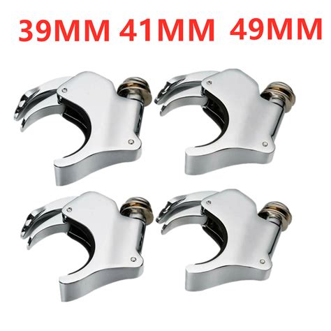 Chrome 39mm 41mm 49mm Quick Release Windshield Clamps For Harley Dyna