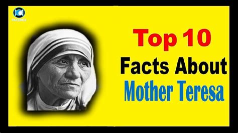 Mother Teresa Facts Youtube