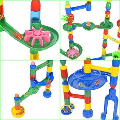 Magicjourney Giant Marble Run Toy Track Super Set Game I 230 Piece