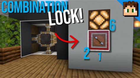 The Item Frame Combination Lock Minecraft Bedrock 120 Tutorial