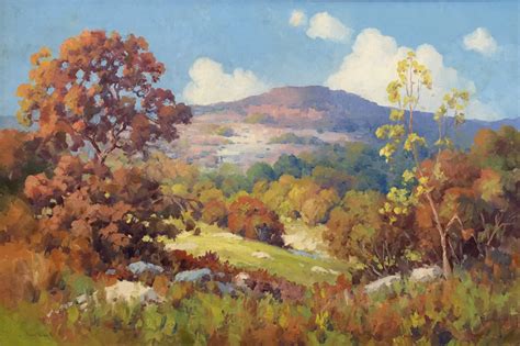 Robert Wood G Day Texas Hill Country 1017 Texas Art Vintage