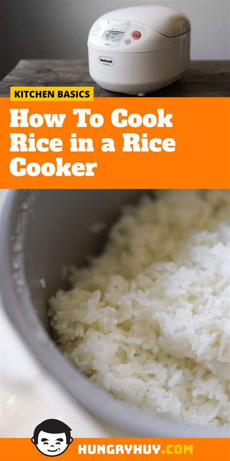 How To Cook Rice In A Rice Cooker Hungry Huy