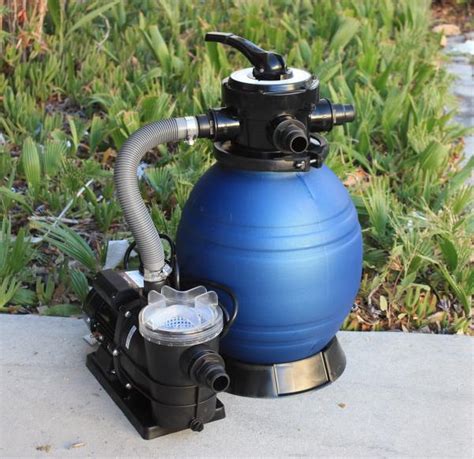 12 Sand Filter And Water Pump System 4 Above Ground Swimming Pool Soft