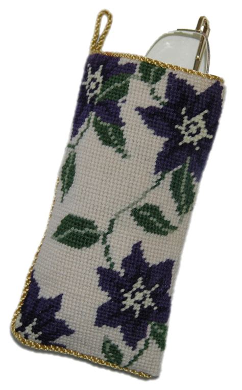 Maybe you would like to learn more about one of these? Purple Clematis Spec Case Kit | Tapestry kits, Needlepoint ...