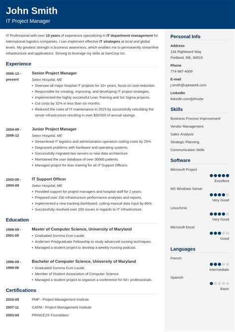 The Best Resume Builder Simple And Quick