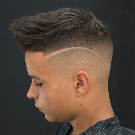 Quiff + Hi-lo Fade - Hairstyle for boy | Coiffure homme cheveux mi