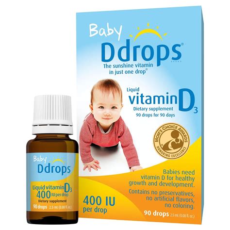 Now liquid vitamin d3 has a subtle and slightly sweet flavor when you put a few drops in your mouth. Ddrops Baby Vitamin D Liquid Drops 400 IU - 2.5ml | Baby ...
