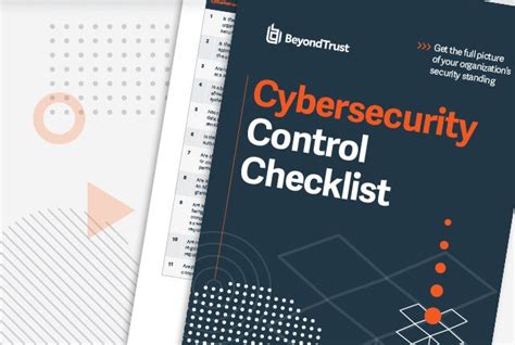 Cybersecurity Controls Checklist BeyondTrust