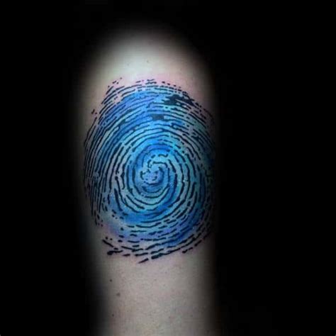 40 Cool Fingerprint Tattoos For Men 2023 Inspiration Guide