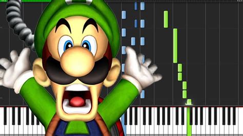 Luigis Mansion Medley Luigis Mansion Piano Tutorial Synthesia Youtube