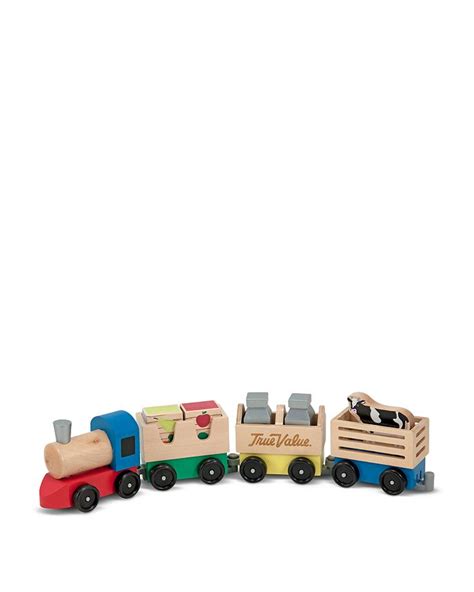 Melissa And Doug Wooden Farm Train Toy Set Ages 3 Bloomingdales
