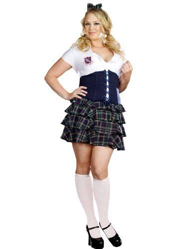 Plus Size Sexy School Girl Costume Ibikinicyou