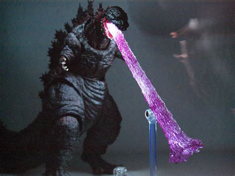 Sh Monsterarts Shin Godzilla Custom Purple Atomic Breath Etsy Finland