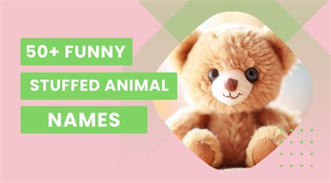 50 Fun And Quirky Stuffed Animal Names Goodlifebean Goodlifebean