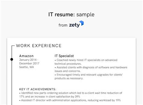 25 Information Technology It Resume Examples For 2023