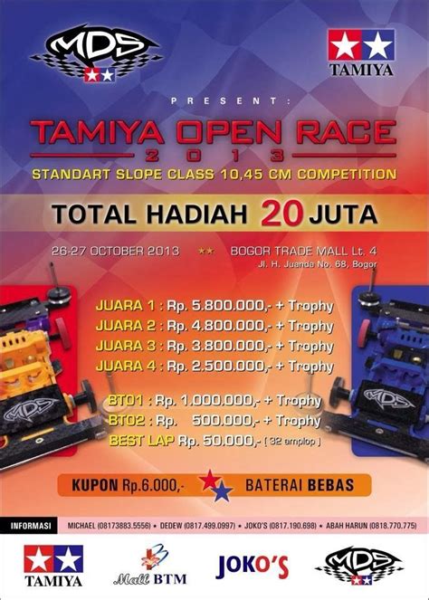 Tamiya Open Race Standart Sloop Track Tamiya Indonesia